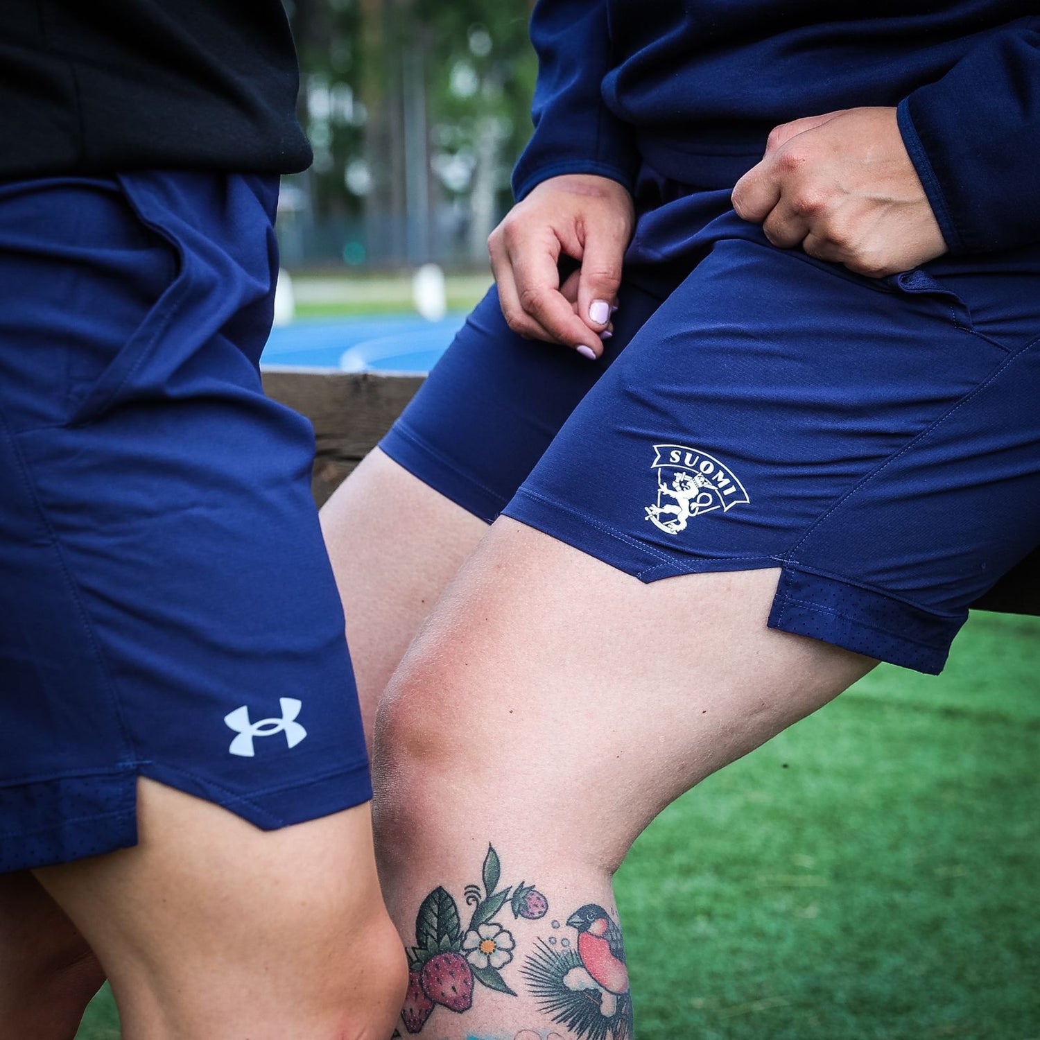 Leijonat x Under Armour shortsit