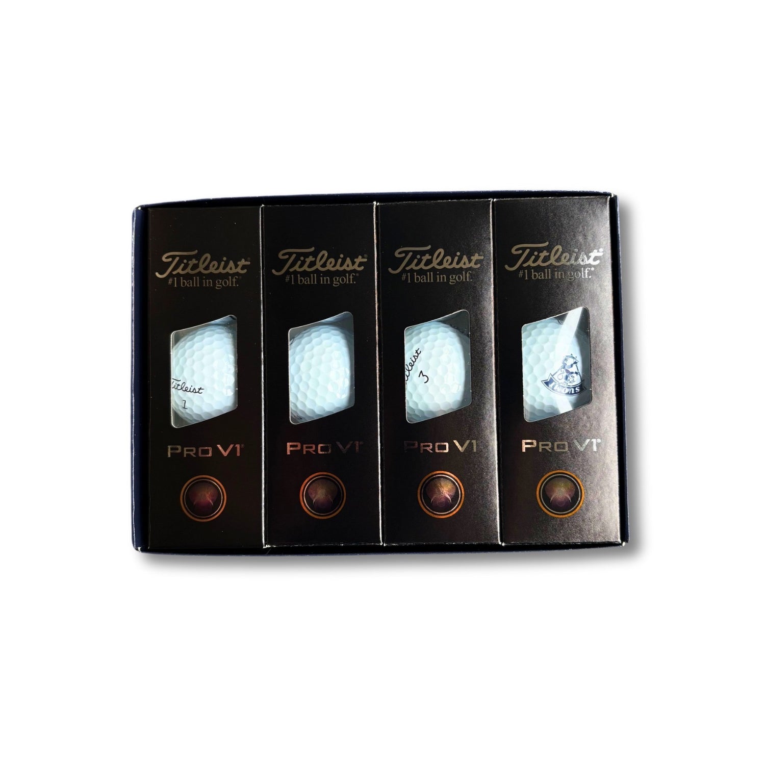 Leijonat Titleist Pro V1 2025 golfpallo