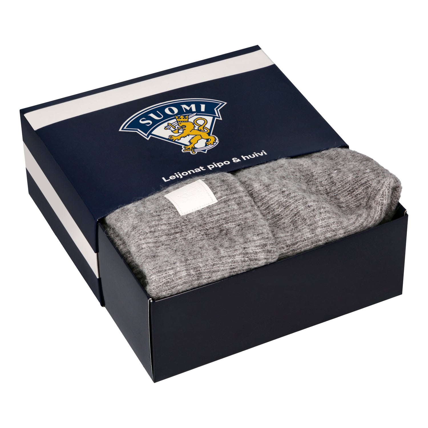 Leijonat beanie scarf package