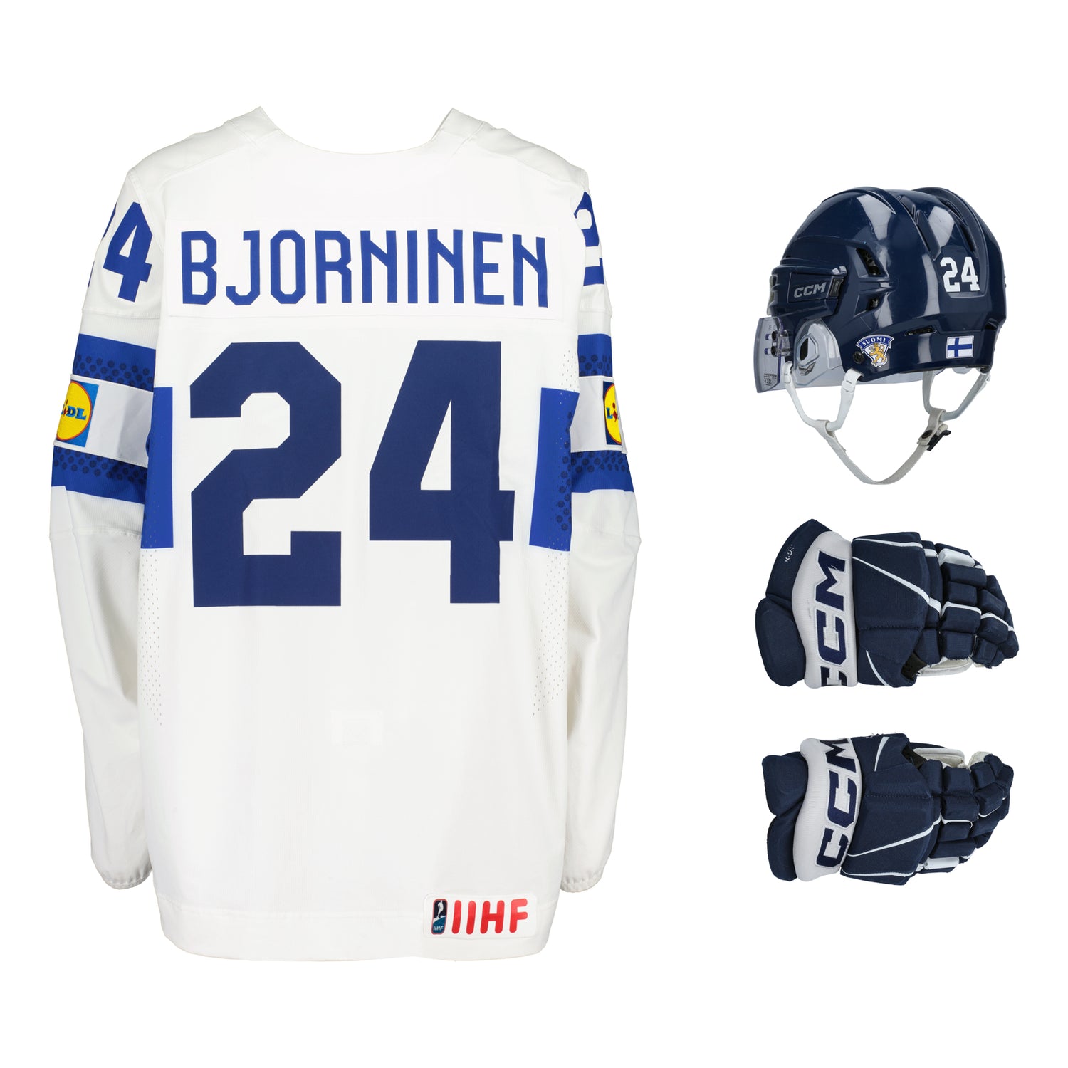 Hannes Björninen #24, Away Jersey Set