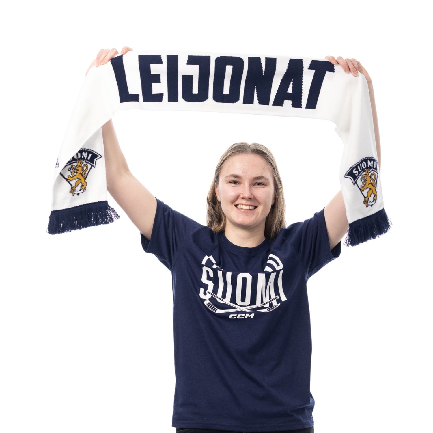 Leijonat scarf, white