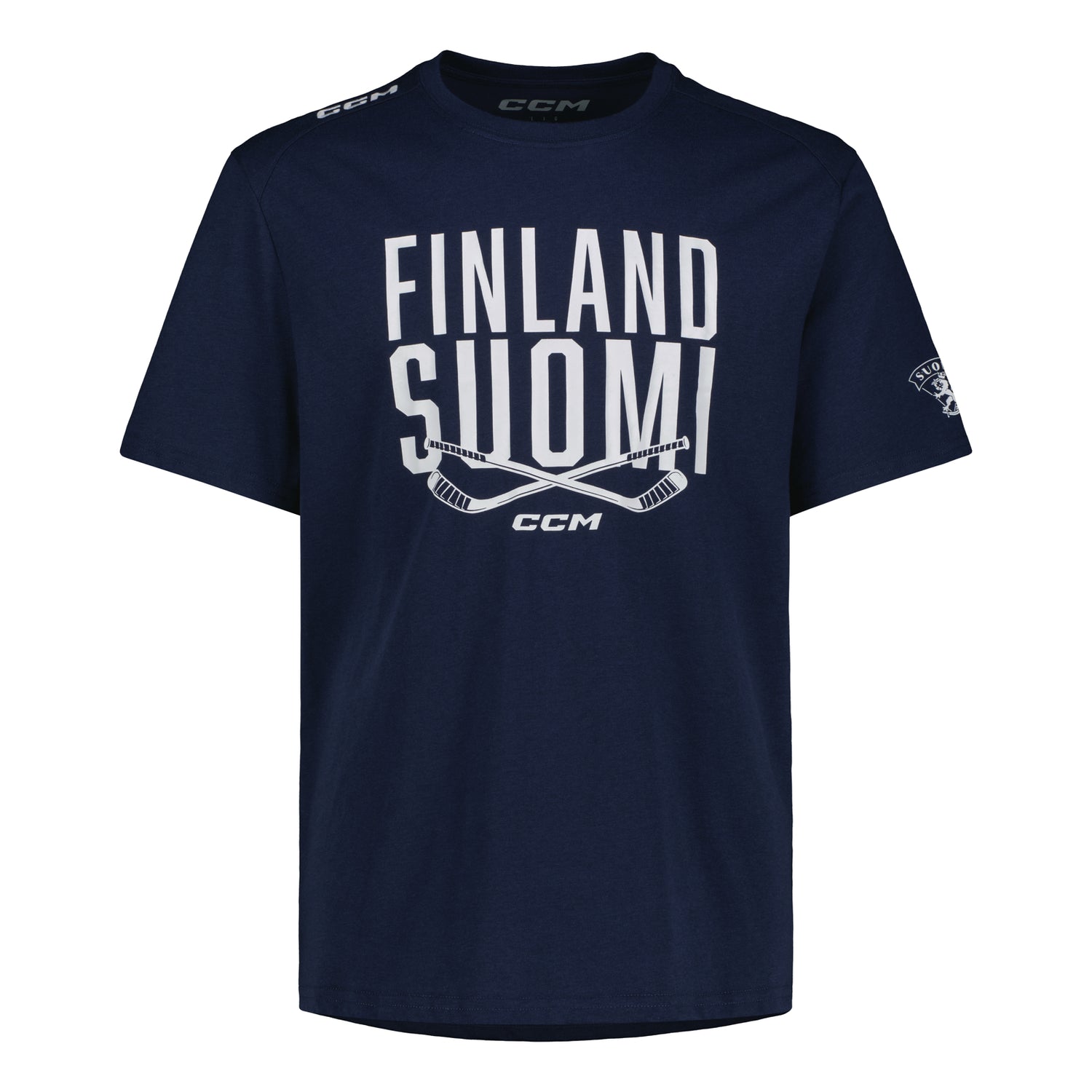 Tummansininen ccm t-paita