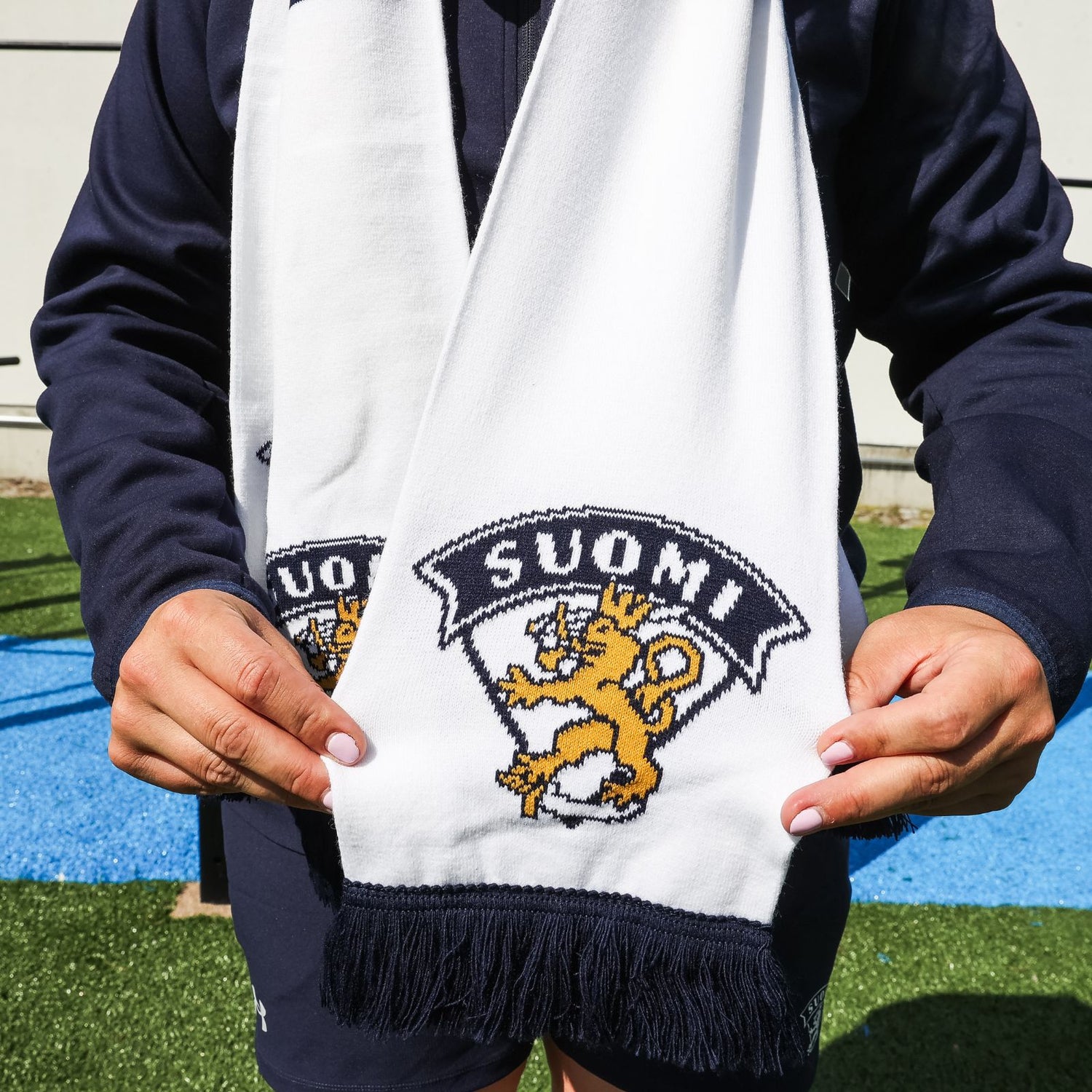Leijonat scarf, white