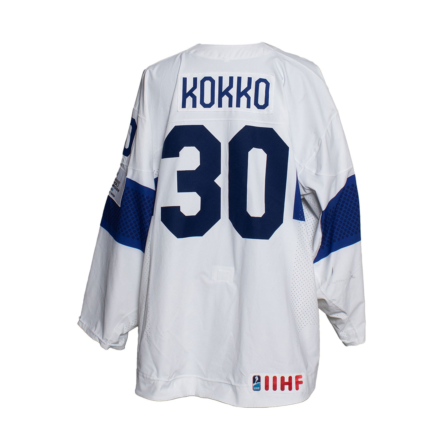 Niklas Kokko #30 Game Worn, Away Jersey