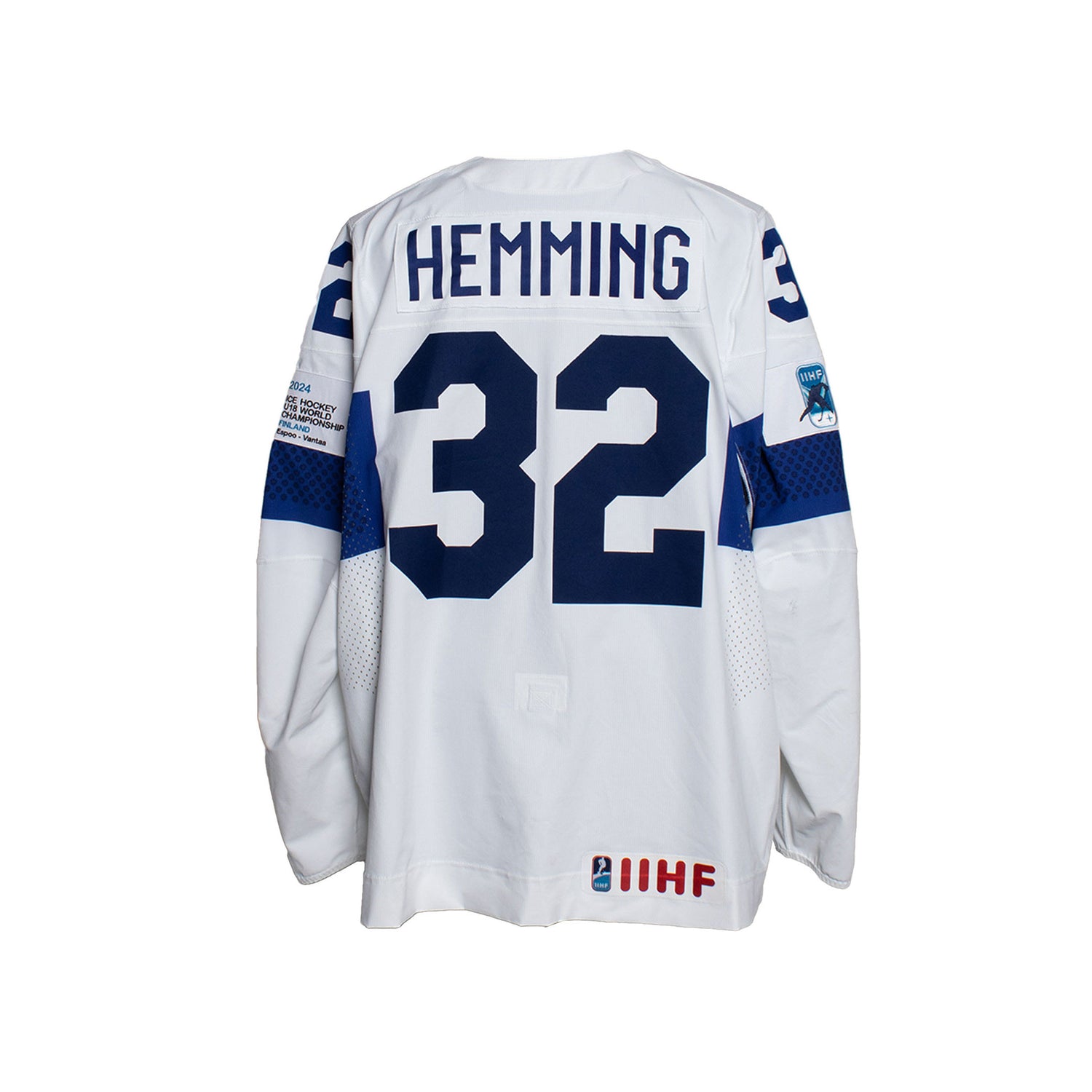 Emil Hemming #32 Game Worn, Away Jersey
