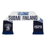 Leijonat raidallinen logo fanihuivi 140cm
