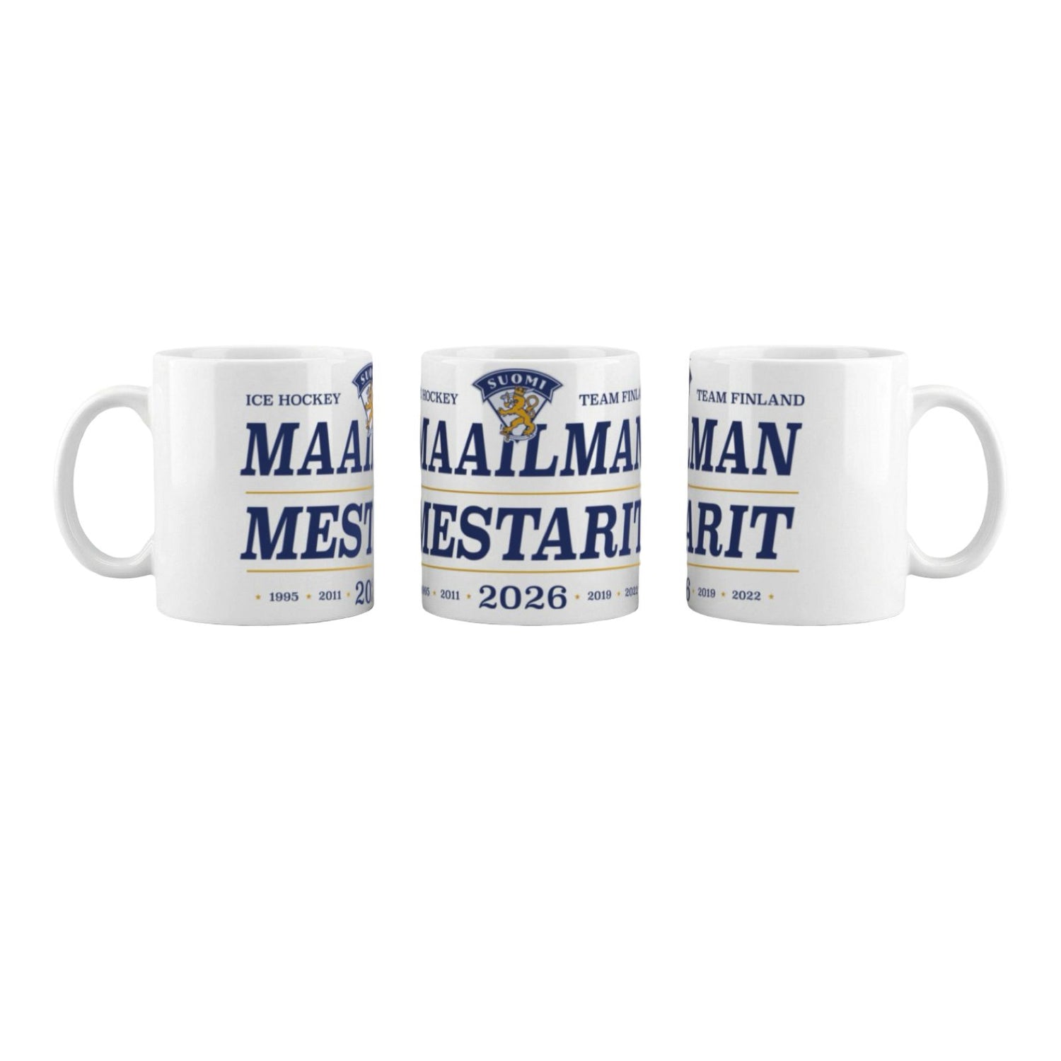 Leijonat Maailmanmestarit 2026 muki