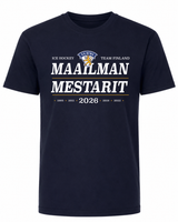 Leijonat Maailmanmestarit 2026 T-paita