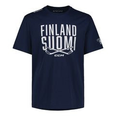 Tummansininen ccm t-paita