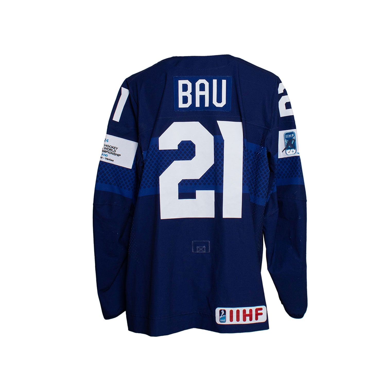 Samu Bau #21 Game Worn, Home Jersey