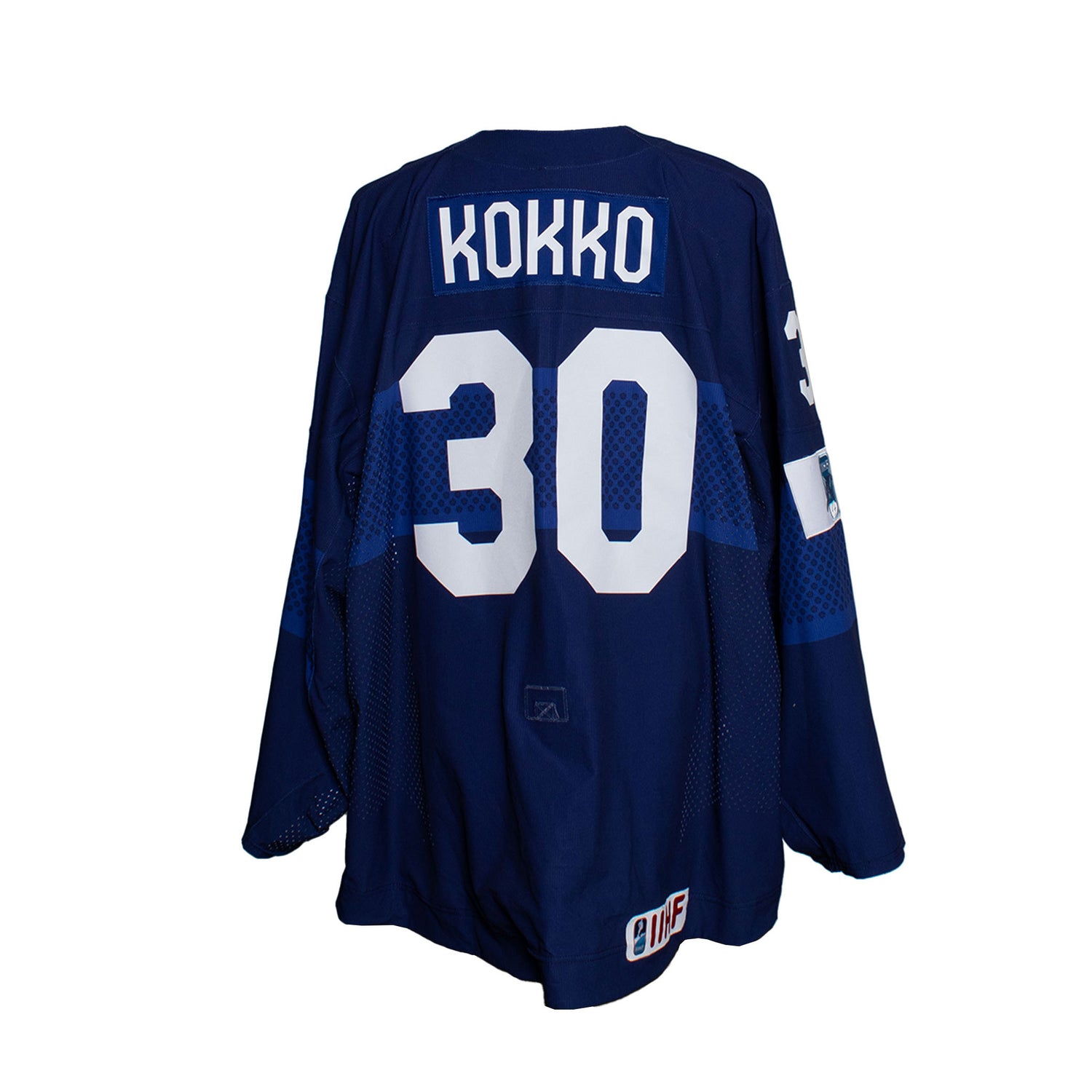 Niklas Kokko #30 Game Worn, Home Jersey