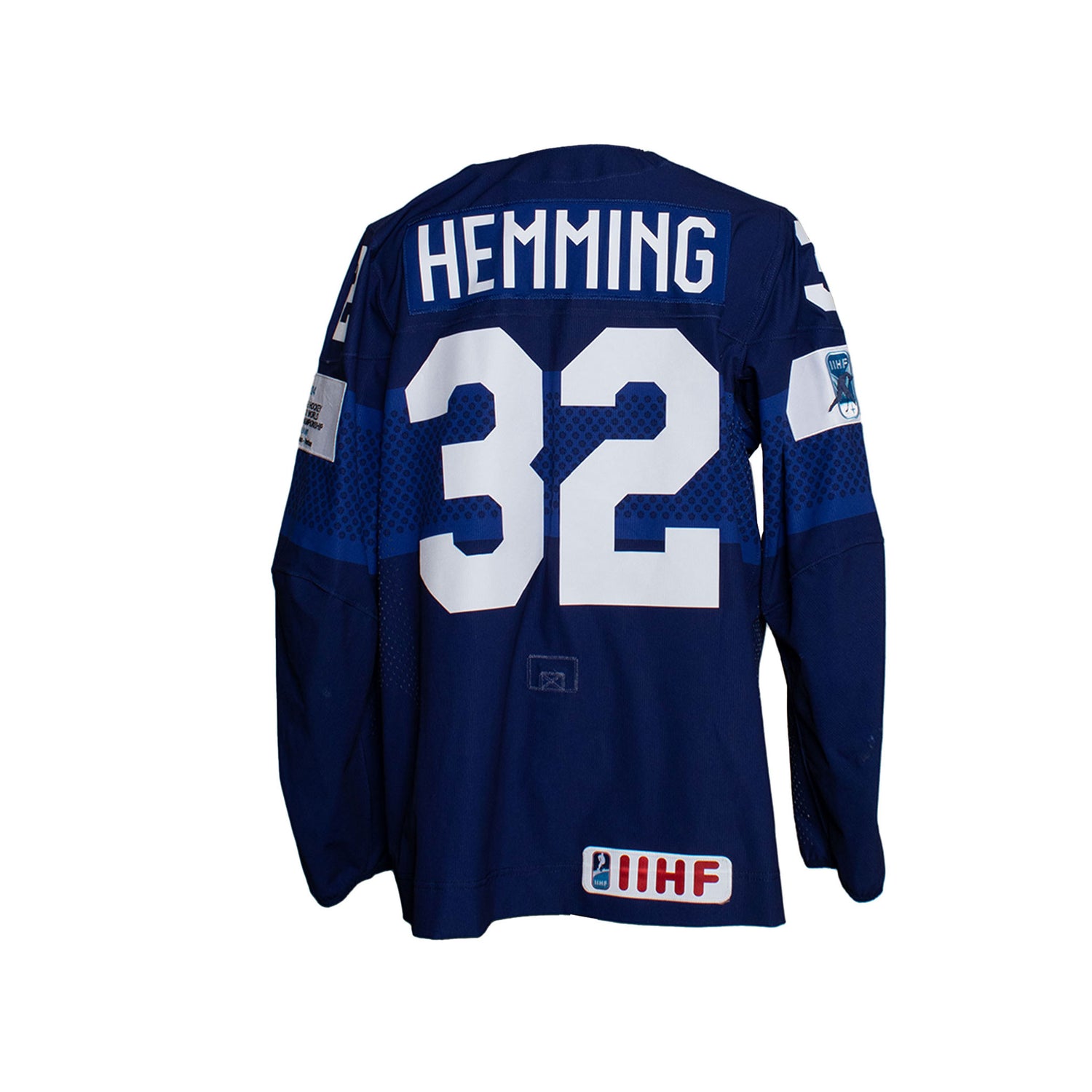 Emil Hemming #32 Game Worn, Home Jersey